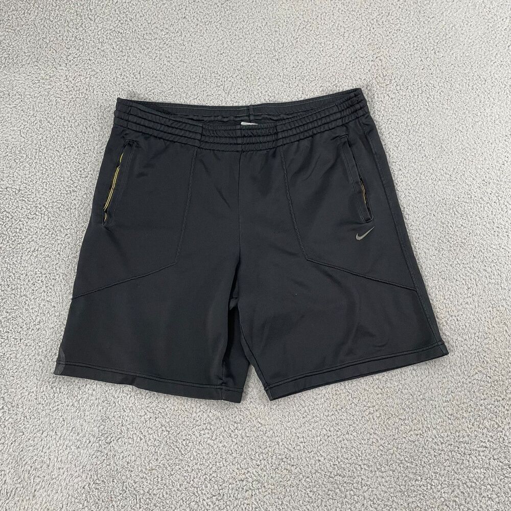 Nike 10/2 Shorts Men M Black Lance Armstrong Y2K Athletic‎